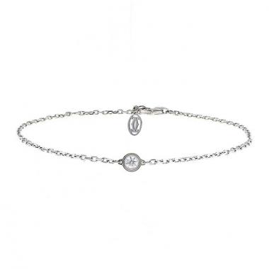 Brazalete Cartier Diamant Léger en oro blanco y diamante