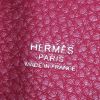 Bolso de mano Hermes Picotin modelo pequeño en cuero togo color frambuesa - Detail D3 thumbnail