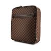 Valise souple Louis Vuitton Pegase en toile damier enduite marron et cuir glacé marron - 00pp thumbnail