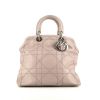 Dior Granville medium model shoulder bag in grey leather - 360 thumbnail
