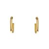 Dinh Van Maillons small model earrings in yellow gold - 00pp thumbnail