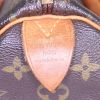 Borsa Louis Vuitton Speedy 35 in tela monogram marrone e pelle naturale - Detail D3 thumbnail