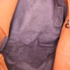 Shopping bag Bottega Veneta Campana in pelle intrecciata arancione - Detail D2 thumbnail