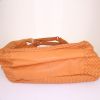 Shopping bag Bottega Veneta Campana in pelle intrecciata arancione - Detail D4 thumbnail