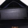 Hermes Kelly 32 cm handbag in black Fjord leather - Detail D5 thumbnail