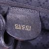 Sac à dos Gucci Bamboo petit modèle en cuir noir - Detail D3 thumbnail