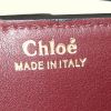 Chloé Gala shoulder bag in burgundy leather - Detail D4 thumbnail