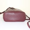 Chloé Gala shoulder bag in burgundy leather - Detail D5 thumbnail