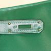 Hermes Kelly 28 cm bag in green box leather - Detail D5 thumbnail