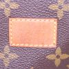 Louis Vuitton Saumur shoulder bag in brown monogram canvas and natural leather - Detail D4 thumbnail