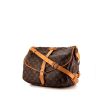 Sac bandoulière Louis Vuitton Saumur grand modèle en toile monogram enduite marron et cuir naturel - 00pp thumbnail