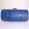 Louis Vuitton Soufflot handbag in blue epi leather - Detail D4 thumbnail