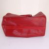 Bolso de mano Louis Vuitton Speedy 25 cm en cuero Epi rojo - Detail D5 thumbnail