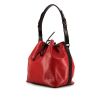 Bolso de mano Louis Vuitton petit Noé modelo pequeño en cuero Epi rojo y negro - 00pp thumbnail