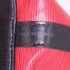 Louis Vuitton petit Noé small model handbag in red and black epi leather - Detail D4 thumbnail
