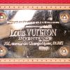 Louis Vuitton Antigua medium model shopping bag in red and mauve canvas - Detail D3 thumbnail