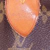 Sac de voyage Louis Vuitton Keepall 60 cm en toile monogram marron et cuir naturel - Detail D3 thumbnail
