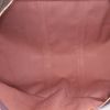 Borsa da viaggio Louis Vuitton Keepall 60 cm in tela monogram marrone e pelle naturale - Detail D2 thumbnail