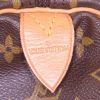 Louis Vuitton Keepall 60 cm travel bag in brown monogram canvas and natural leather - Detail D3 thumbnail