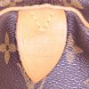 Borsa da viaggio Louis Vuitton  Keepall 60 in tela monogram marrone e pelle naturale - Detail D3 thumbnail