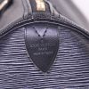 Borsa da viaggio Louis Vuitton Keepall 55 cm in pelle Epi nera - Detail D3 thumbnail