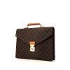 Louis Vuitton Conseiller briefcase in brown monogram canvas and natural leather - 00pp thumbnail