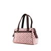Louis Vuitton Joséphine handbag in pink monogram canvas and burgundy leather - 00pp thumbnail
