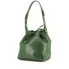 Louis Vuitton petit Noé small model handbag in Vert Anglais epi leather - 00pp thumbnail