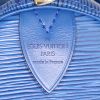 Borsa da viaggio Louis Vuitton Keepall 50 cm in pelle Epi blu - Detail D3 thumbnail