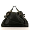 Chloé Paraty large model handbag in dark green leather - 360 thumbnail
