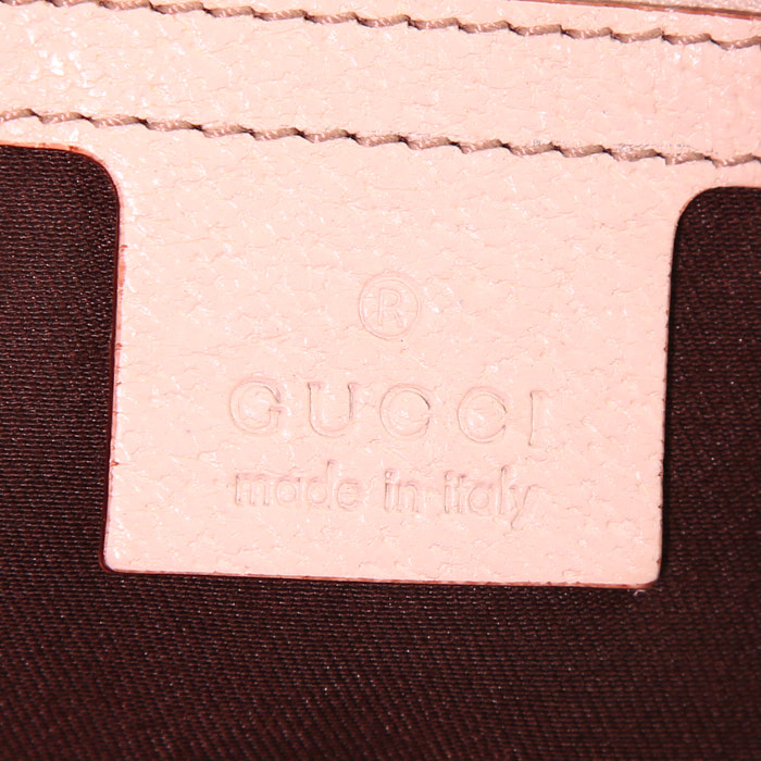Sac porté épaule ou main Gucci Charmy en toile monogram beige et cuir crème - Detail D3