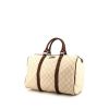 Gucci Boston handbag in honey beige monogram canvas and brown leather - 00pp thumbnail