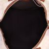 Borsa Gucci Boston in tela monogram e pelle marrone - Detail D2 thumbnail