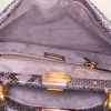 Fendi Peekaboo handbag in grey python - Detail D3 thumbnail