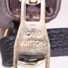 Borsa a tracolla Louis Vuitton Pallas in tela monogram marrone e pelle nera - Detail D3 thumbnail
