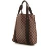 Shopping bag Louis Vuitton Beaubourg in tela a scacchi marrone - 00pp thumbnail