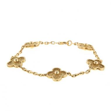 Bracelet Van Cleef 
Arpels Alhambra Vintage en or jaune