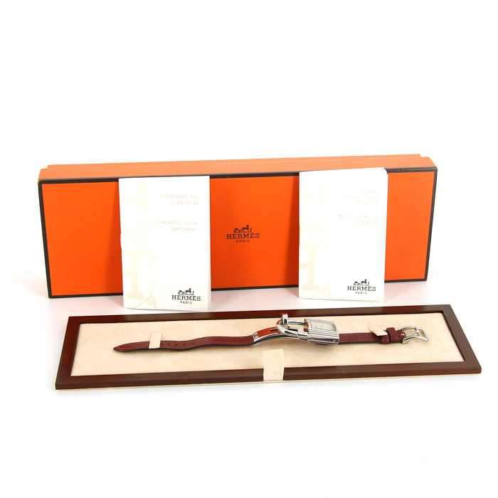Montre Hermes Kelly-Cadenas en acier Vers  1990