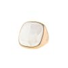 Pomellato Victoria ring in pink gold and cacholong - 00pp thumbnail