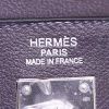 Borsa Hermes Kelly 35 cm in pelle evergrain blu indaco - Detail D4 thumbnail