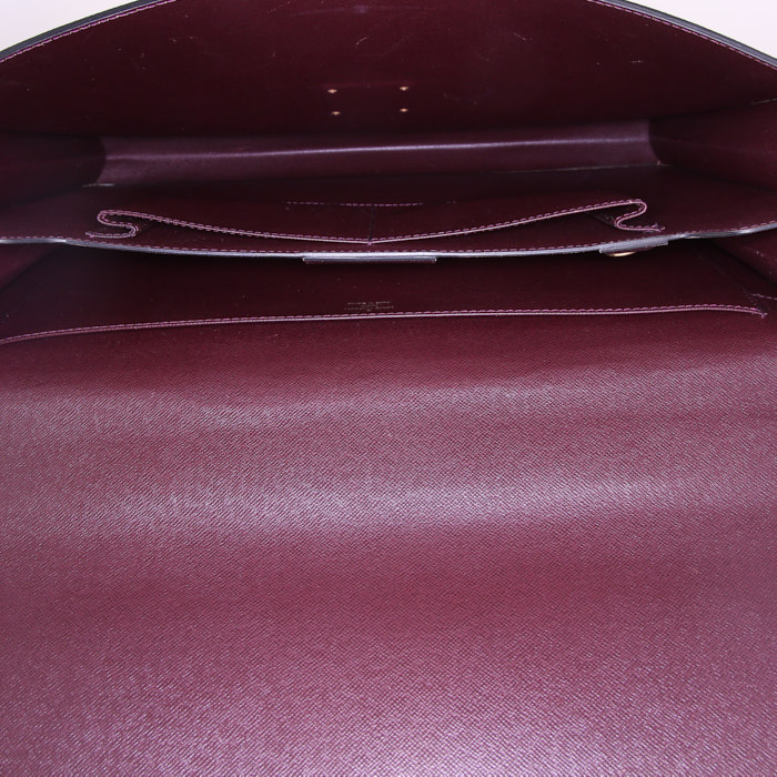 Borsa portadocumenti Louis Vuitton Laguito in pelle taiga plum - Detail D2