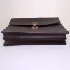 Porte-documents Louis Vuitton Laguito en cuir taiga aubergine - Detail D4 thumbnail