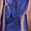 Sac porté épaule ou main Jerome Dreyfuss Billy M en cuir grainé marron - Detail D3 thumbnail