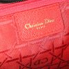 Dior Lady Dior medium model handbag in black canvas - Detail D3 thumbnail