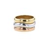 Cartier triple ring in yellow gold,  pink gold and white gold - 00pp thumbnail