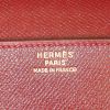 Bolso Hermès en cuero Courchevel color burdeos - Detail D3 thumbnail
