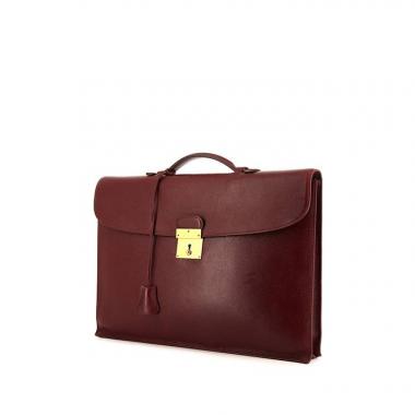Borsa Hermès in pelle Courchevel bordeaux