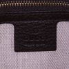 Gucci Bamboo handbag in beige monogram canvas and brown leather - Detail D4 thumbnail