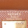 Borsa Hermes Kelly 28 cm in pelle Courchevel gold - Detail D4 thumbnail