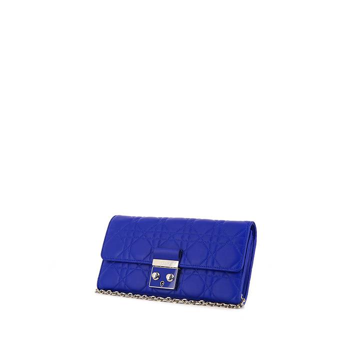 Sac bandoulière Dior en cuir bleu